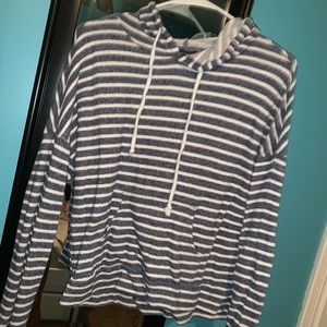 Striped forever 21 hoodie